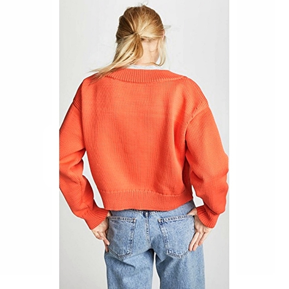 Alexander Wang Mixed Media Layering Crewneck Pullover Knit Sweater - Picture 15 of 15